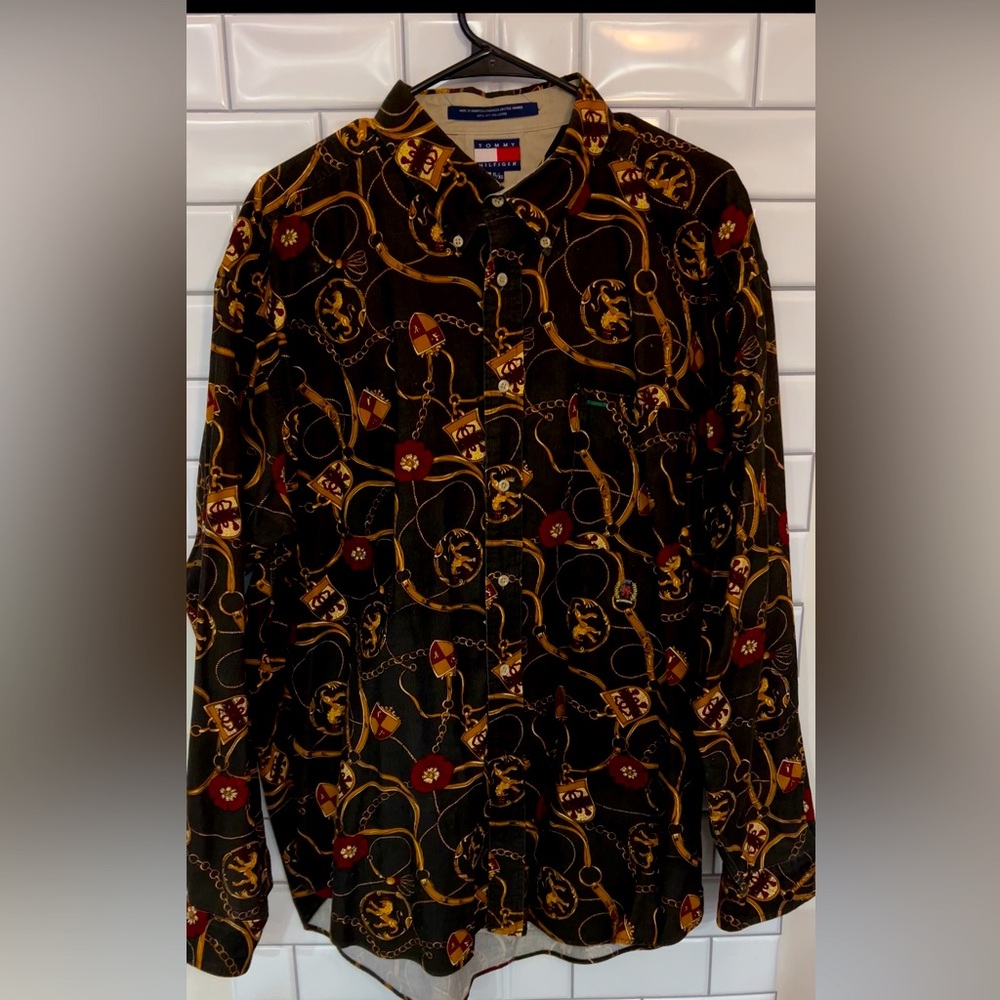 Tommy Hilfiger Vintage-Inspired Shirt/ Size XL